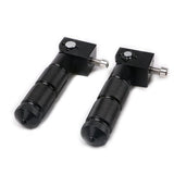 Universal Motorcycle Bicycle Folding Foot Pegs 90 Degree Foldable Electric Motorbike For Passenger Footrests Rearsets Rear Set Footpegs foot Rest Pedals M8 Install Bolts