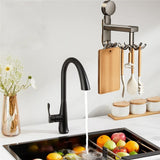 Kitchen Utensil Hanger, Rotational Suction Hooks, 360 Degree Hanger with No Punch Design, Tableware Hook for Apartment Restaurant Entryway, Home Accessories, Kitchen Rack for Bathroom Dining In Australia - Darrahopens