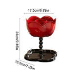 Entryway Storage Rack with Flower Shape, Modern Style Floral Key Holder, Double-Layer Plastic key rack, Storage Organizer for Living Room Bedroom Bathroom In Australia - Darrahopens