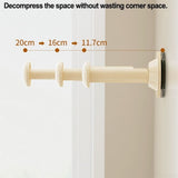 Small Hangers Organizers Stacker Extendable Hangers Rack Simple Installs Designs for Maximizing Space in Laundry Room Telescopic hanger rod