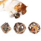 Catnip Toys, Natural Silvervine Stick & Bell Ball for Indoor Cats, Cat Chew Toy for Cleaning Teeth and Boredom, Cleaning Teeth Molar Tools, Kitten Teething and Dental Care Play Set (3pcs S+M+L) In Australia - Darrahopens