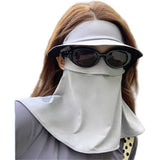 Breathable UV Face Cover  UPF 50+ Women Summer Face Covering Eye Protection Sunscreen Mask Sports Face Cover In Australia - Darrahopens