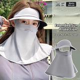 Breathable UV Face Cover  UPF 50+ Women Summer Face Covering Eye Protection Sunscreen Mask Sports Face Cover In Australia - Darrahopens