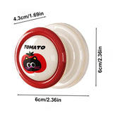 2pcs Cute Suction Cup Drawer Glass Mirror Wall Tile Handle Bathroom Door Handle Suction Handle(Red)