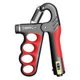 Grip Strength Trainer, Hand Grip Strengthener with Adjustable Resistance 11-220Lbs(5-100KG), Automatic Counter, Ergonomic Design, Forearm Strengthener for Musicians Athletes and Injury Recovery In Australia - Darrahopens