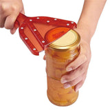 Jar Opener for Weak Hand & Seniors with Arthritis,Easy Twist Off Bottle Caps,Patent | Unique Kitchen Gadgets, Christmas Gifts for Elderly/Women/Men, Red