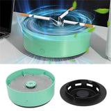 Smart Ashtray Self Extinguishing Small Multifunctional Negative Ion Air Purifier Ash Tray for Home (Green ) In Australia - Darrahopens