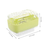 Travel Soap Box Holder Soap Dish Foaming Box Roller Brush Drainer Foaming Holder