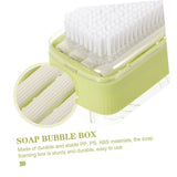 Travel Soap Box Holder Soap Dish Foaming Box Roller Brush Drainer Foaming Holder