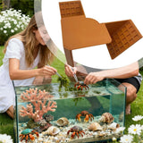 Fish Hideout Decorations Corner Landscaping Aquarium Undergravel Tunnel Fish Cave, 10.24x6.77x2.99inch In Australia - Darrahopens