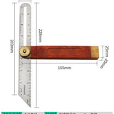 Woodworking Movable Angle Ruler Square Sliding T-Bevel Level Measuring Tool Marking Gauge Protractor In Australia - Darrahopens