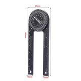 Professional Miter Saw Protractor 360 Degree Angle Finder High Precision Aluminium Alloy Cutting Guide Tool for Carpentry Woodworking and Construction In Australia - Darrahopens