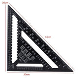 Triangle 12 Inch Aluminum Black Oxide Finish Woodworking Measuring Layout Tool In Australia - Darrahopens