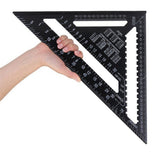 Triangle 12 Inch Aluminum Black Oxide Finish Woodworking Measuring Layout Tool In Australia - Darrahopens