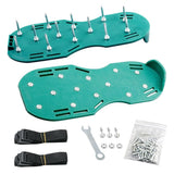 Lawn Aerator Shoes, Anti Slip Adjustable Straps Effortless Aerator Shoes, Manual Lawn Tool with Metal Spikes for Garden Patio Grass Aeration In Australia - Darrahopens