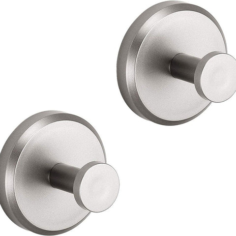 Suction Cup Hooks for Shower, Removable Towel Hooks for Bathroom Window Glass Door Wall, Bath Robe Wreath Hook for Hanging - 4 Pack