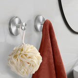 Suction Cup Hooks for Shower, Removable Towel Hooks for Bathroom Window Glass Door Wall, Bath Robe Wreath Hook for Hanging - 4 Pack