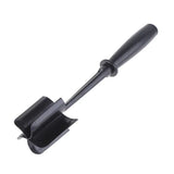 Meat Chopper, Hamburger Grinder, Premium Heat Resistant Smasher for Ground Beef, Burger Grinder Nylon Potato Mix Tool, Meat & Poultry Tenderizers-Black In Australia - Darrahopens