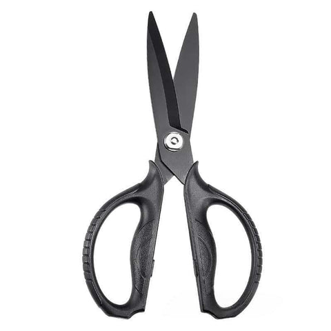 Kitchen Scissors All Purpose Heavy Duty Scissors Titanium Coated, Kitchen Shears for Food, Micro serrated with anti slip blades，non-removable