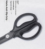 Kitchen Scissors All Purpose Heavy Duty Scissors Titanium Coated, Kitchen Shears for Food, Micro serrated with anti slip blades，non-removable