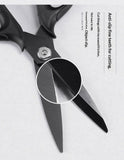 Kitchen Scissors All Purpose Heavy Duty Scissors Titanium Coated, Kitchen Shears for Food, Micro serrated with anti slip blades，non-removable