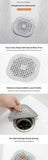 Hair Drain Catcher,Square Drain Cover for Shower Silicone Hair Stopper with Suction Cup,Easy to Install Suit for Bathroom,Bathtub,Kitchen 4 Pack (Sliver Grey)