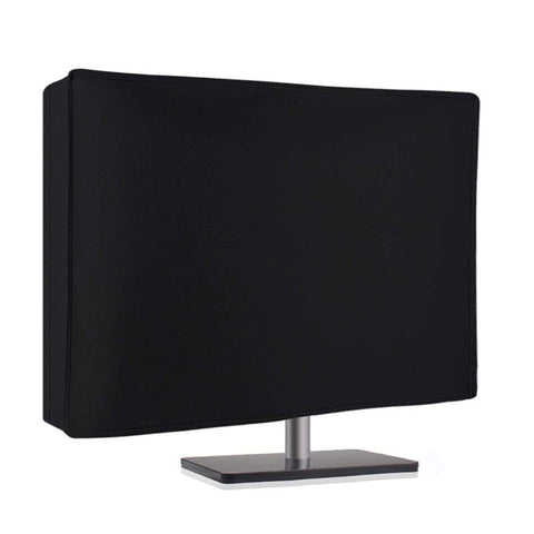 Waterproof Computer Monitor Dust Cover, Black Full Body Cover for Computer Screen Anti-Static LCD-Silky HD Panel Dust Protective Sleeve （BLack 71*10*46cm） In Australia - Darrahopens