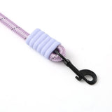 Hands Free Dog Leash Dual Handle, Wearable Leashes for Dog, Padded Waist Belts and Rotating Metal Clip,for Small Medium Large Dogs (18+ lbs) Walking Training Running(Purple)