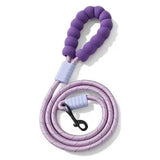 Hands Free Dog Leash Dual Handle, Wearable Leashes for Dog, Padded Waist Belts and Rotating Metal Clip,for Small Medium Large Dogs (18+ lbs) Walking Training Running(Purple)