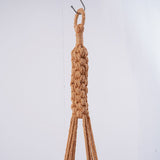 1 Pack Plant Hanger | Plant Hanger Indoor, Hanging Planter Shelf | Hanging Planter Potted green plant wall hanging（apricot）