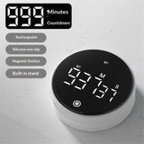 Rechargeable Magnetic Kitchen Timer, Countdown/Count-Up Timer, Perfect for Kitchen Cooking, Studying, and Fitness (White) In Australia - Darrahopens