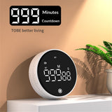 Rechargeable Magnetic Kitchen Timer, Countdown/Count-Up Timer, Perfect for Kitchen Cooking, Studying, and Fitness (White) In Australia - Darrahopens