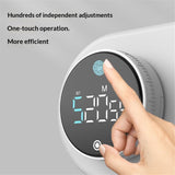 Rechargeable Magnetic Kitchen Timer, Countdown/Count-Up Timer, Perfect for Kitchen Cooking, Studying, and Fitness (White)