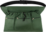 Gardening Apron, Garden Aprons with Pockets & Drawstring Bag, Waterproof  Fruit Storage Harvest Picking Apron Pouch for Women & Men（olive drab）