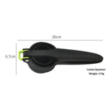 Plastic lemon squeezer hand Press Citrus Juicer Fruit Juicer Lime Press Professional Hand Juicer Kitchen Tool Black