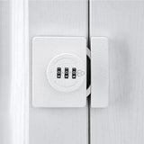 White Cabinet Lock,3 Digit Password Keyless,Anti Pry Mechanical Password Lock,Protect Privacy,for Drawer,Cabinets,Locker, Closet,Windows,Sliding Door,Bathroom,and Garden In Australia - Darrahopens