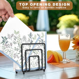 Modern Farmhouse Napkin Holder For Table  Base Standing Black Napkin Holders For Kitchen Table Dining Table Decor In Australia - Darrahopens