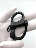 316 Black Fixed Spring Unhooking Hook Hand-Pull Quick-Release Unhooking Hook Sailing Hook Self-Locking Boat Hardware（52M） In Australia - Darrahopens