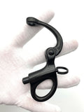 316 Black Fixed Spring Unhooking Hook Hand-Pull Quick-Release Unhooking Hook Sailing Hook Self-Locking Boat Hardware（52M） In Australia - Darrahopens