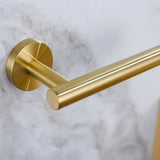 Gold Toilet Paper Holder Wall Mount Toilet Paper Roll Holder 304 Stainless Steel Tissue Holder Punched toilet paper holder and roll paper holder