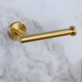 Gold Toilet Paper Holder Wall Mount Toilet Paper Roll Holder 304 Stainless Steel Tissue Holder Punched toilet paper holder and roll paper holder In Australia - Darrahopens