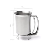 Pancake Batter Dispenser with Funnel, 304 Stainless Steel, for Baking Cupcakes Muffins Crepes Waffles