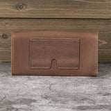 Leather Currency Pouch Money Bag Dollar Bills Organiser Handmade Travel Wallet Utility Money Pouch Cash Envelope- reddish brown In Australia - Darrahopens