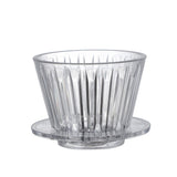 Coffee Dripper , Slow Brewing Coffee Pour Over for Cafe, Travel, Home&Offices, Single Cup Coffee Pour Over (Transparent)Excluding pots