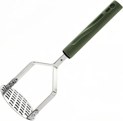 Stainless steel potato press - Heavy Duty Metal Masher for Mashed Potatoes, Avocado, Beans & Sweet Potato - Commercial & Home Kitchen Utensil (Dishwasher Safe) In Australia - Darrahopens