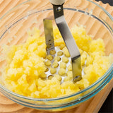 Stainless steel potato press - Heavy Duty Metal Masher for Mashed Potatoes, Avocado, Beans & Sweet Potato - Commercial & Home Kitchen Utensil (Dishwasher Safe) In Australia - Darrahopens
