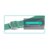 Waterproof Dog Leash,Durable Odor-Proof Dog Leashes with Strong Metal Hooks Fits Small Medium or Large Dogs （green M）
