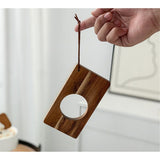 Ceramic Coffee Dripper Pour Over Coffee Maker with Wood Stand Elegant Flower Shape Filter Hand brewed coffee filter