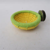 Handmade cotton rope bird breeding nest hatching house parrot nest cage buji parrot long tailed parrot canary love bird (yellow)