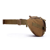 Waist Bag for Men Outdoor Waist Bag Daily Life Big Waist Bag Bicycle Camping Hiking Hunting Fishing（muddy color）